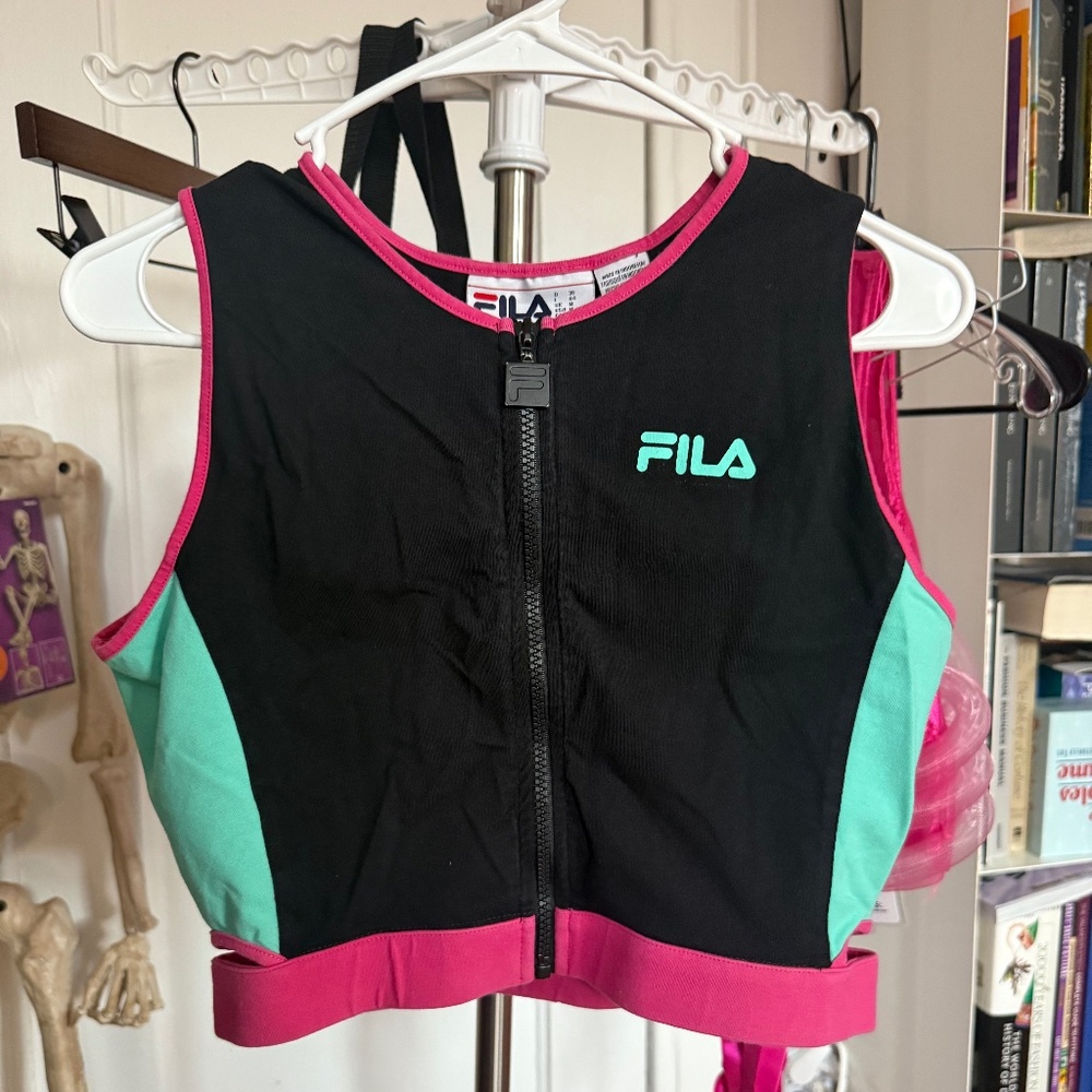 Fila Colorblock Crop Top